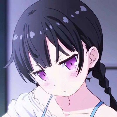 7岁女孩自带白刘海